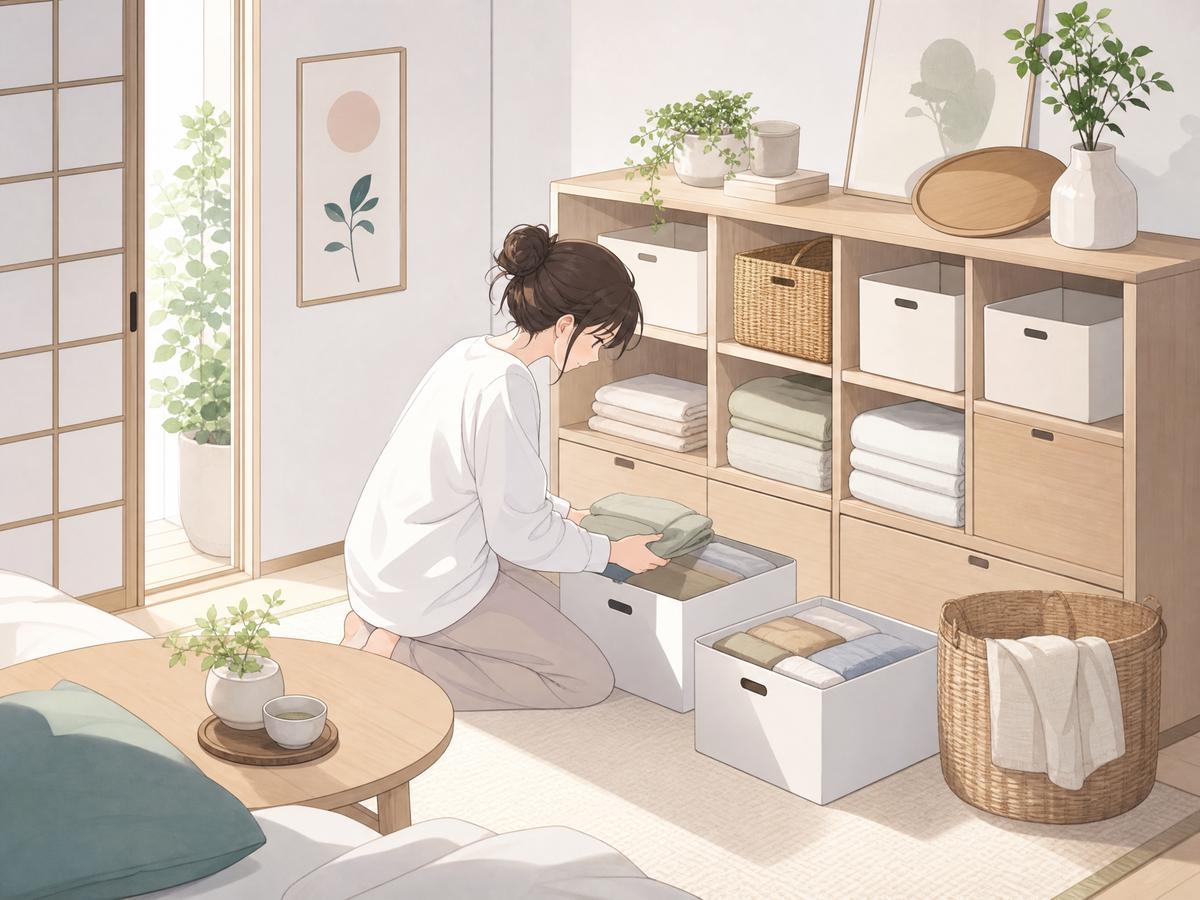 蜜桃生活技能动漫教程-整理收纳动漫演示